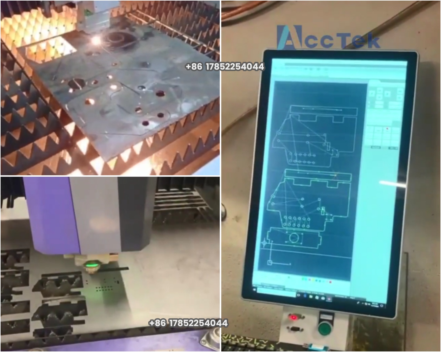 AKJ1530F 2040 2060 2560 1000w  - đánh giá và giá Industrial Laser Cutting Machine Price