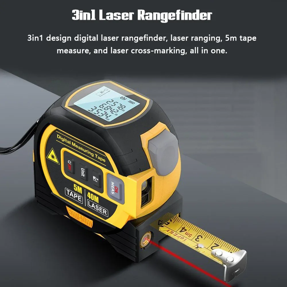Backlight Distance Meter Build - đánh giá và giá Industrial Laser Rangefinder