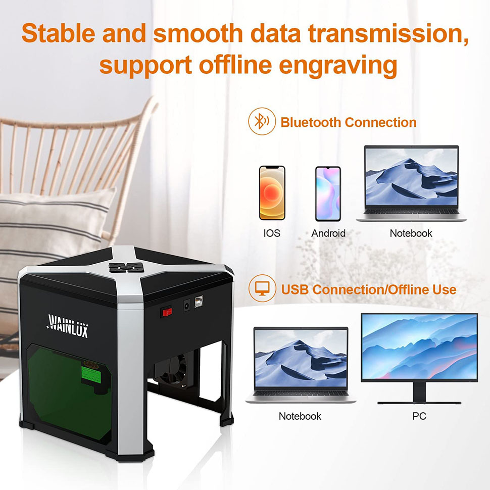 Wainlux Laser Khắc K6 Mark Máy - đánh giá và giá Industrial Laser Removal