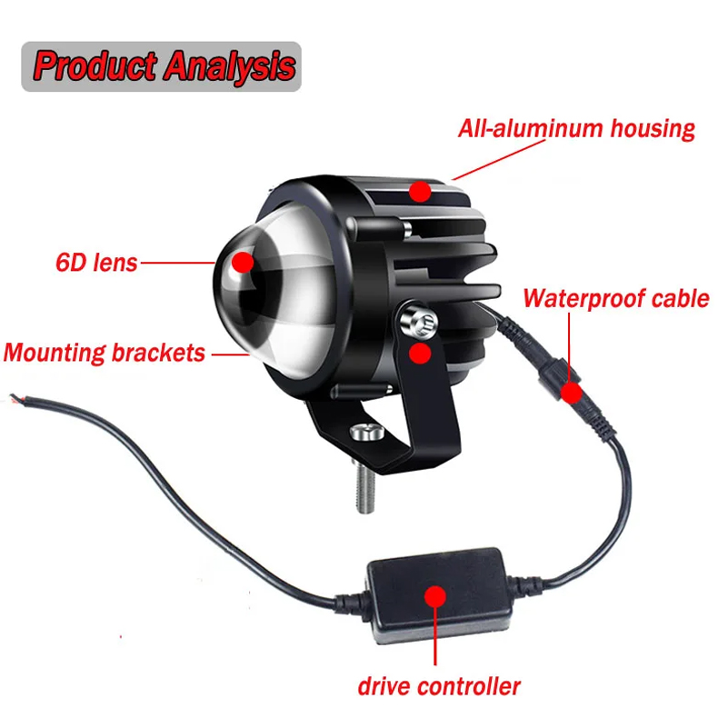2 pcs LED Laser Spotlight High - đánh giá và giá Industrial Laser Projection