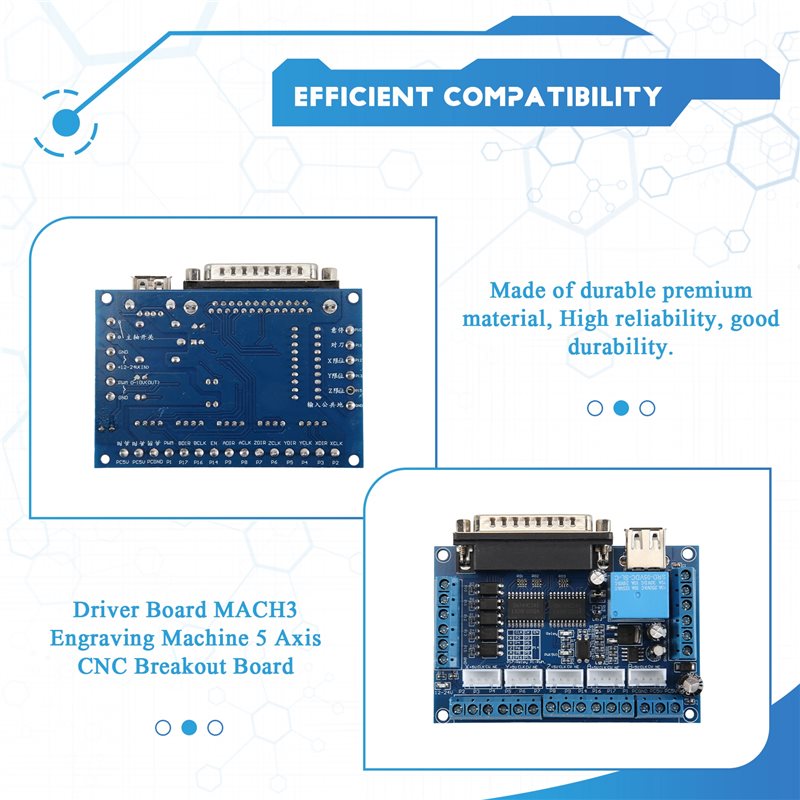 AT05-Driver Board MACH3 Engrav - đánh giá và giá Breakout Board Mach3