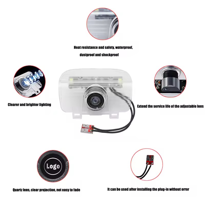 Led Car Door Ghost Light Emble - đánh giá và giá Industrial Laser Projection